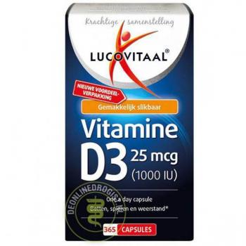 Gélules de Vitamine D3 25 µg Lucovitaal