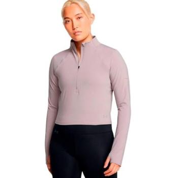 Under Armour Launch Elite Half Zip T‑Shirt for Women, Grau Edition