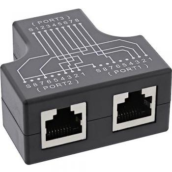 INLINE RJ45 T Adapter 2x RJ45