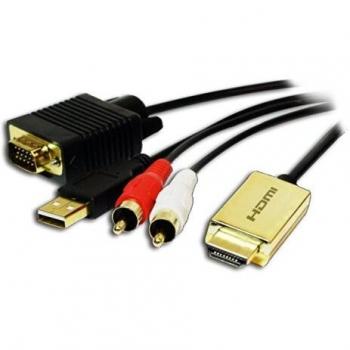HDMI zu VGA + Audio Konverter