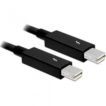 Delock 1m Black Thunderbolt Connector Cable (M/M)