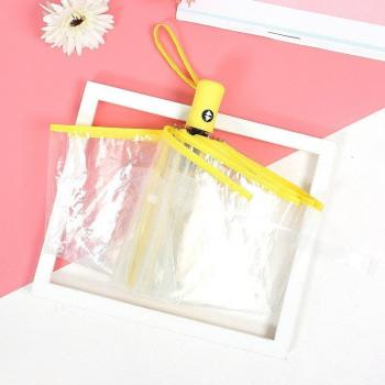 Three-Fold Transparent Umbrella