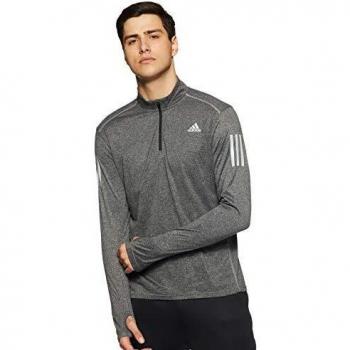 Adidas Grey Response Zip Pullover – Men's Small