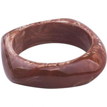 GuanLong Classic Wide Acrylic Resin Cuff Bracelet for Women
