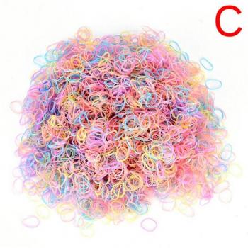 500PCs Ponytail Holders