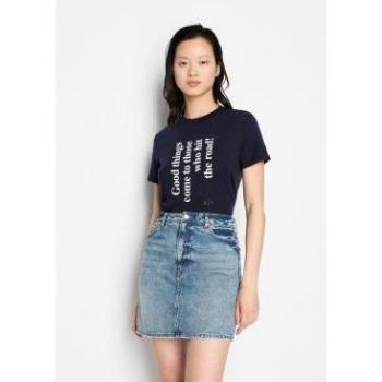 Armani Exchange Gonna Jeans Blu 3dyn60_y1bz