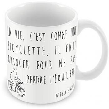Tasse Inspirante – Le Slogan d'Einstein sur le Balancement