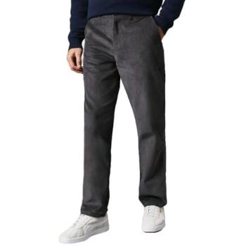 Elegant Dark Grey Corduroy Pants for Men – 38S – Premium Quality