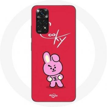 Xiaomi Redmi Note 11 4G Case BTS Bangtan Boys BT21 Cooky Red