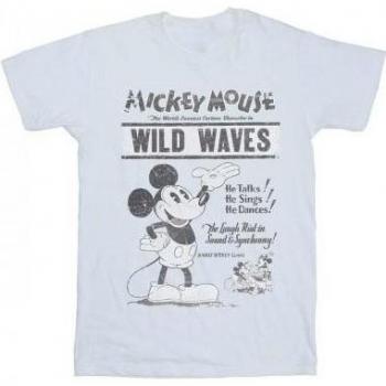 Maglia Donna Mickey Onde di Cotone