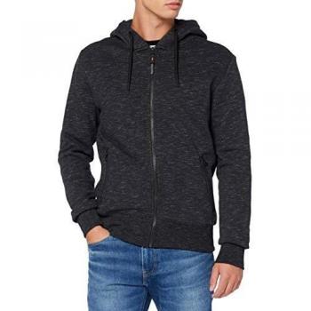Superdry Sweat-Shirt À Capuche Urban Athletic Classic Zippé, Noir