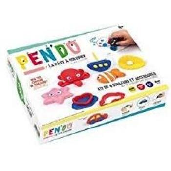 Pâte à modeler crayon de couleur Pen'Do 4 couleurs