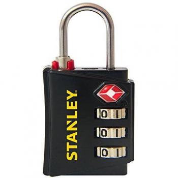 Cadenas à code noir approuvé TSA Stanley