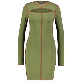 D-TINEST DRESS zelené dámské šaty Diesel
