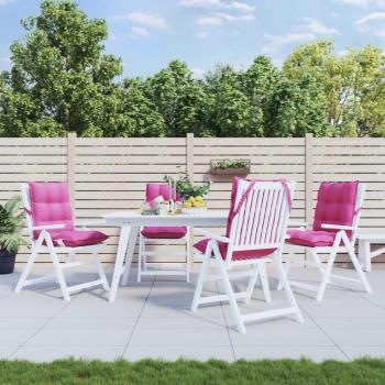 Pink Oxford Upholstery Seat Comforts – vidaXL 4-Piece Bundle