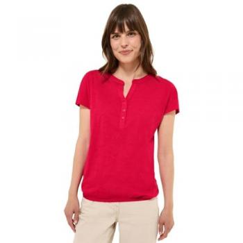 Cecil T-shirt Femme Rouge Taille XL