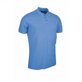 Glenmuir Classic Pique Polo – Light Blue, XL Size