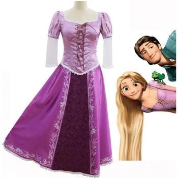 Conjunto de Traje de Rapunzel (Rojo) – Ideal para Eventos y Fiestas