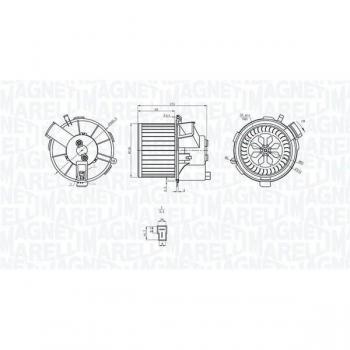 Système de ventilation intérieure MAGNETI MARELLI 069412200010