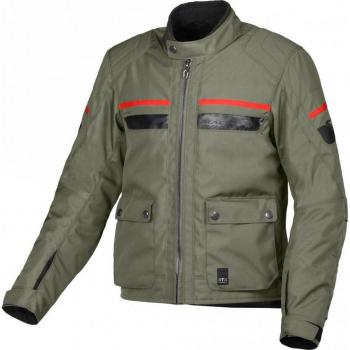 Chaqueta de Moto Macna Oryon Verde Textil Impermeable Talla L