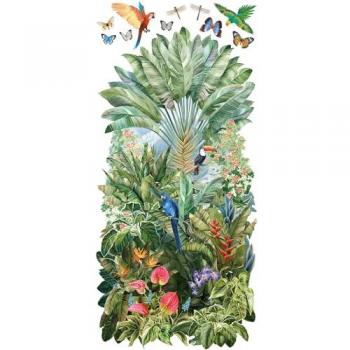 Panoramique Plage Verdure et Couleurs 166 cm x 83 cm