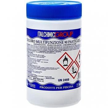 Pastiglie di cloro multifunzione 200 g per piscine