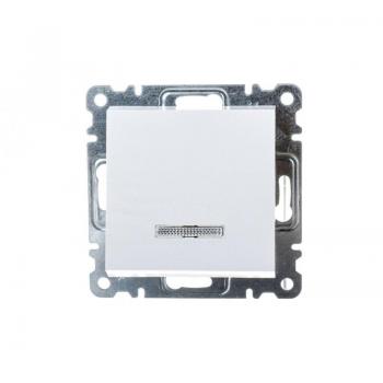 Conmutador Hager WL0220 indicador luminoso blanco