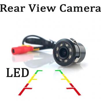 Universal HD Rear View Backup Camera with 8 Infrared Night Vision
