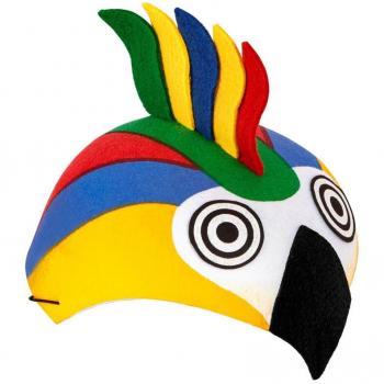 Gorro de Fieltro de Loro para Niños