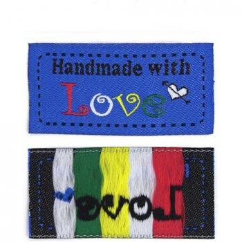 Handmade With Love Sewing Tags