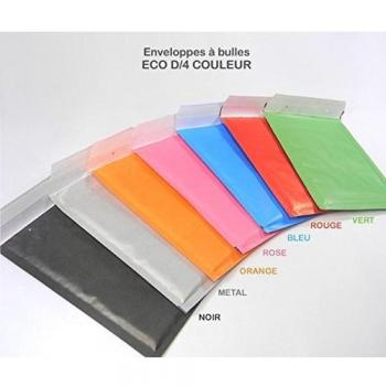 Boîte de 100 enveloppes à bulles D/4 bleues