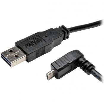 Tripp Lite Hi-Speed USB Reversible Cable (0.91m, Down-Angle Micro B)
