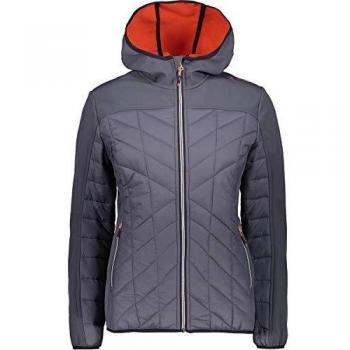 Farbe: Graffite – Softshell Damen Hoodie – EU 34