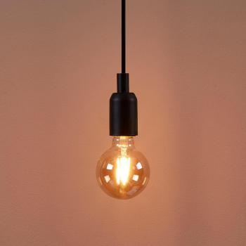 Amber Coloured LED E27 G80 Lightbulb 2200K