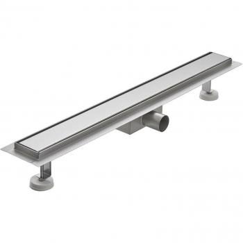 Caniveau de douche en acier inox « Fill » 50 cm – Drainage à grille