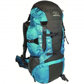 Highlander Discovery 45 Liter Outdoor Rucksack – Wasserdichtes Packsystem in Türkis