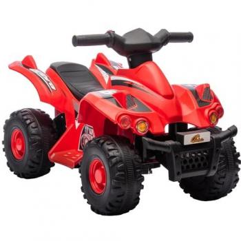 Aiyaplay Quad enfant – marche avant + fonction musique – rouge
