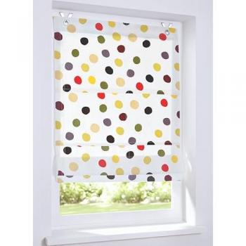 Kutti Baumwollrollo Dots, freihängend, mit Haken