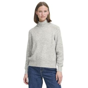 B.young Damen‑Pullover Monna in Grau, M – Rollkragen