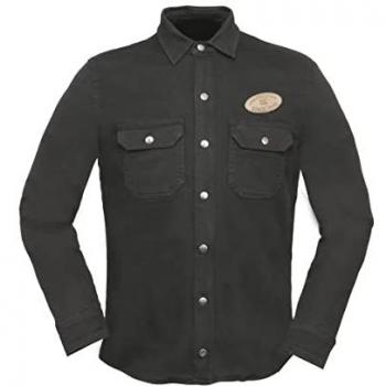 Camicia Moto Modeka Oliwer Nero XL Aramid rinforzato