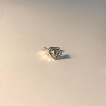 Cinturón Coreano con Anillo de Corazón en Plata