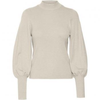 Vero Moda Rundhals Pullover „Samtig Hollykari“