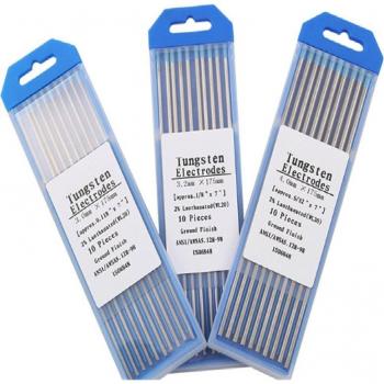 WL20 10 pièces bleu – électrodes tungstène lanthané (1.0‑4.0 mm)