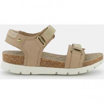 Sandales Plates Panama Jack Sun B4 Beige Femme 41