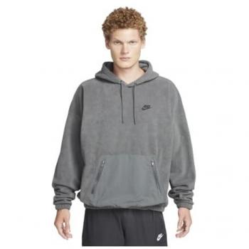 Hoodie Club+ Fleece Gris