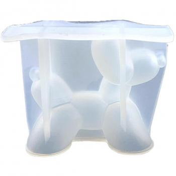 Molde de silicona para hacer jabones perro globo