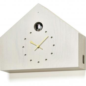 FELICE GY x x MAA18-01 Lemnos Cuckoo Clock in Gray Pebble (31.5 × 