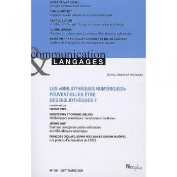 Communication et Langages, N° 161, Septembre 20 : Les