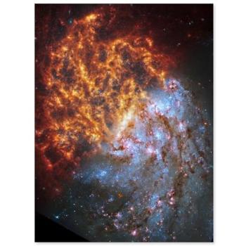 Astral Spiral: NGC 1087 – Hubble & Webb Edition
