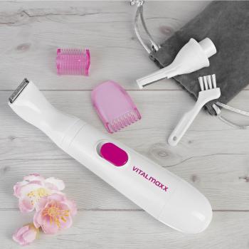 VitalMaxx Damenrasierer SensiShave – Dualfarben (Weiß/Pink)